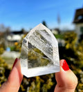 Himalayan Quartz Tower | Clear Crystal Point, Polished Mineral Specimen (5 cm)