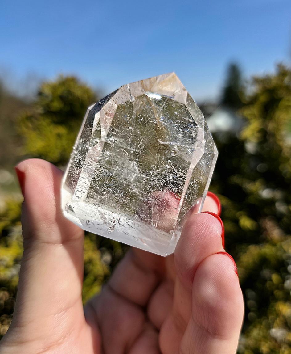 Himalayan Clear Quartz Tower | Polished Natural Crystal Point, Display Specimen