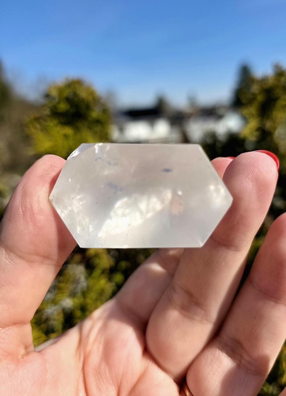 Himalayan Clear Quartz Tower | Polished Natural Crystal Point, Display Specimen