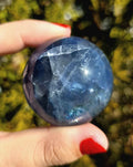 Blue Fluorite Sphere | Polished Crystal Ball | Collector Display Piece | Crystal Decor for Mineral Lovers
