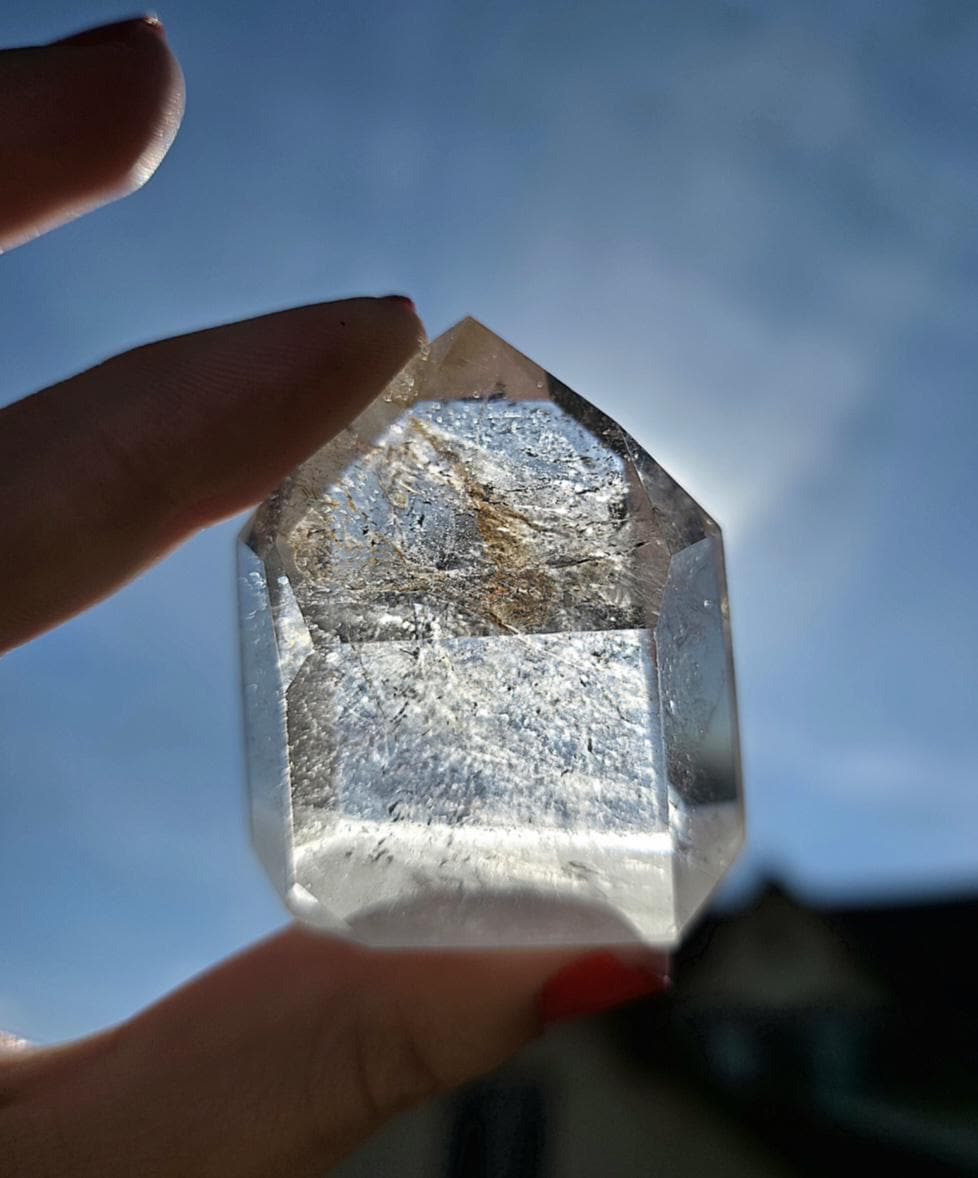 Himalayan Clear Quartz Tower | Polished Natural Crystal Point, Display Specimen
