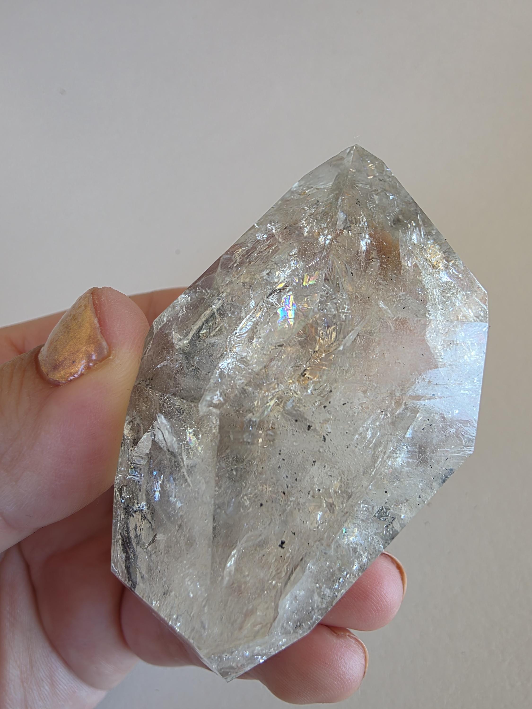 Rare Large Herkimer Diamond Quartz | High Clarity Double Terminated Crystal | Luxury Collector Piece