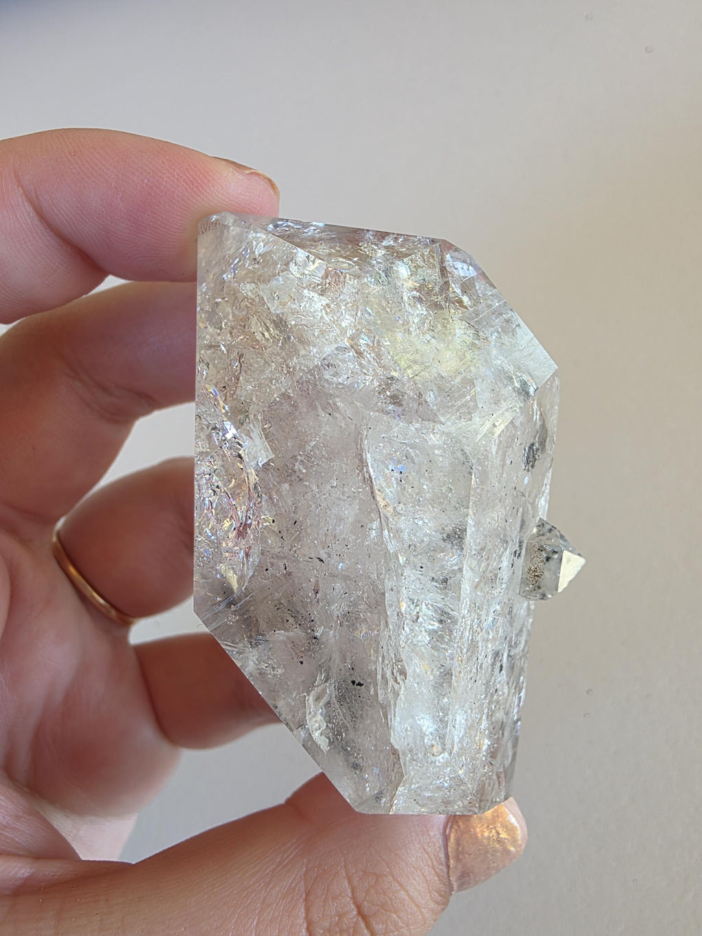Rare Large Herkimer Diamond Quartz | High Clarity Double Terminated Crystal | Luxury Collector Piece