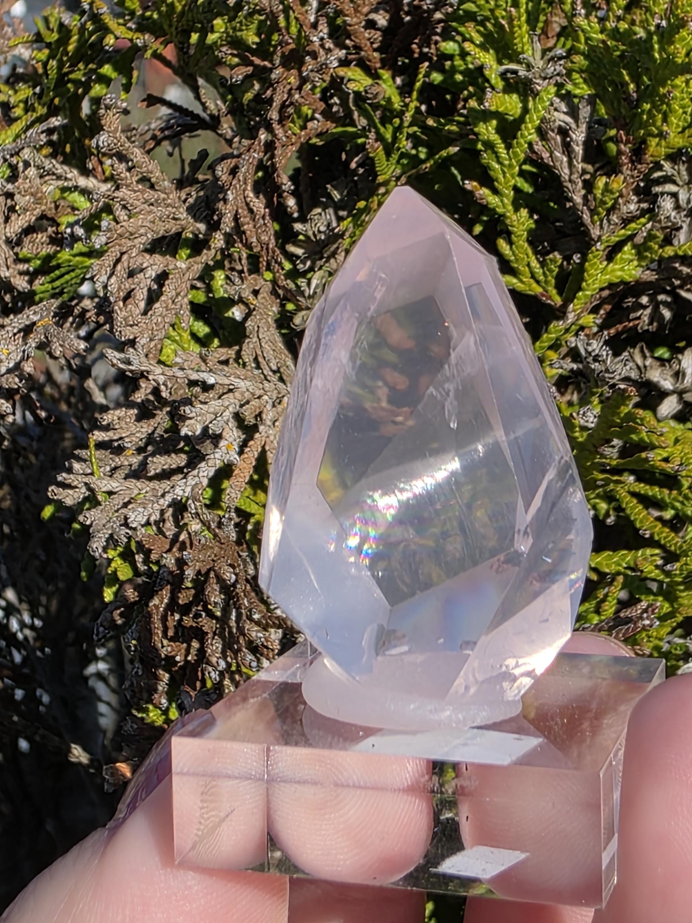 Mozambique Rose Quartz Freeform | Gem Quality Pink Quartz | Polished Crystal Decor