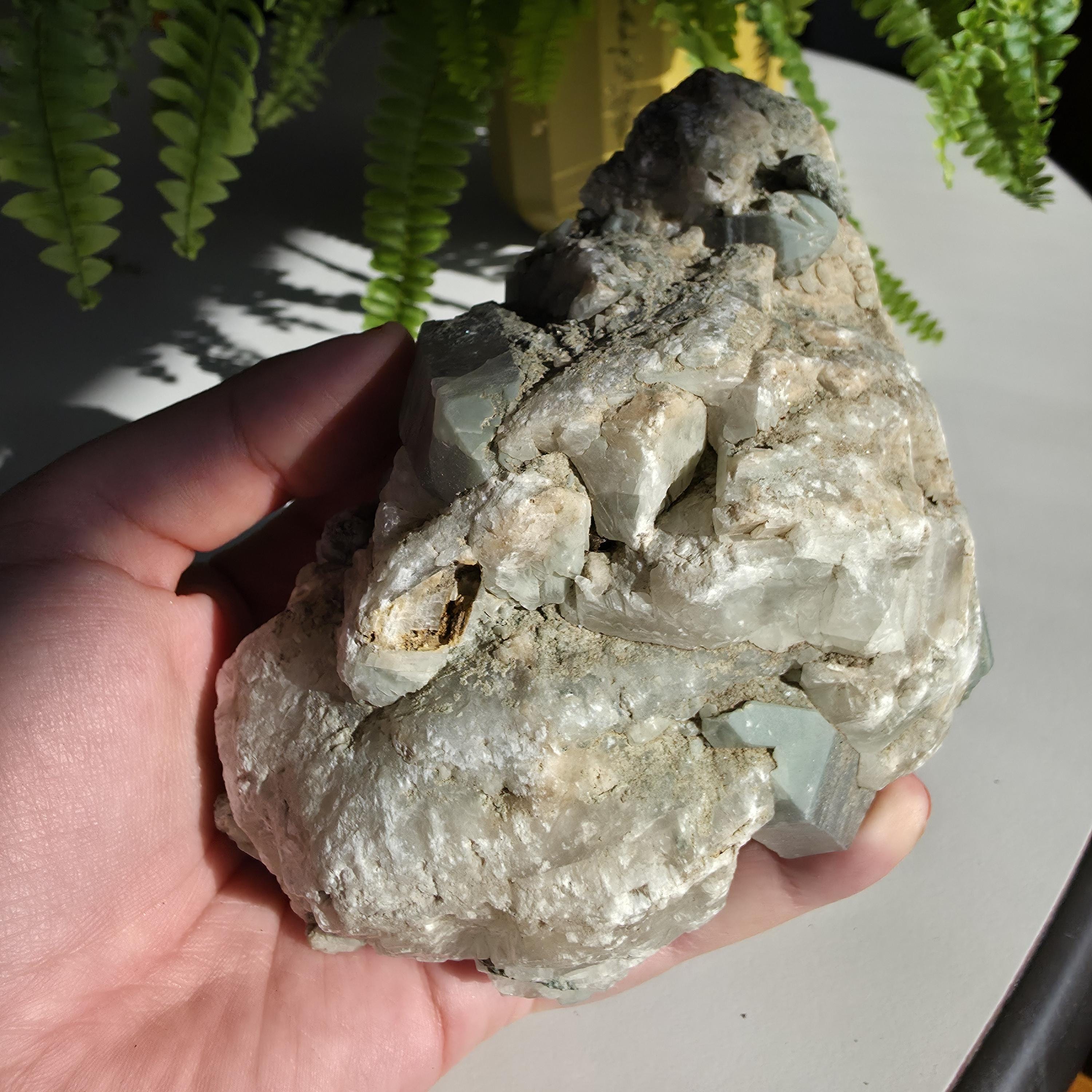 Swiss Alpine Chlorite Quartz Cluster | Green Chlorite Included Quartz | Large Alpine Quartz Specimen | Swiss Alps