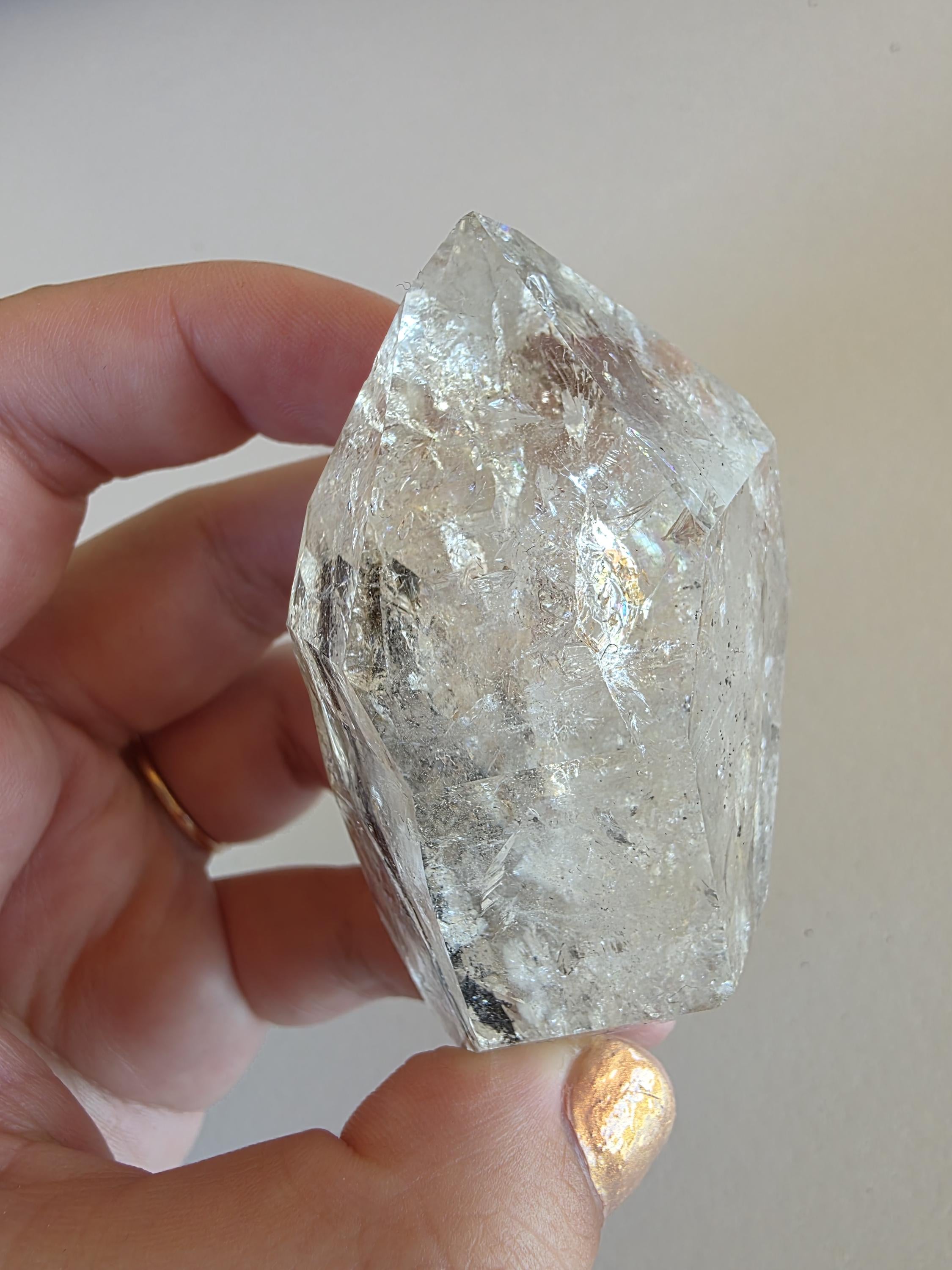 Rare Large Herkimer Diamond Quartz | High Clarity Double Terminated Crystal | Luxury Collector Piece