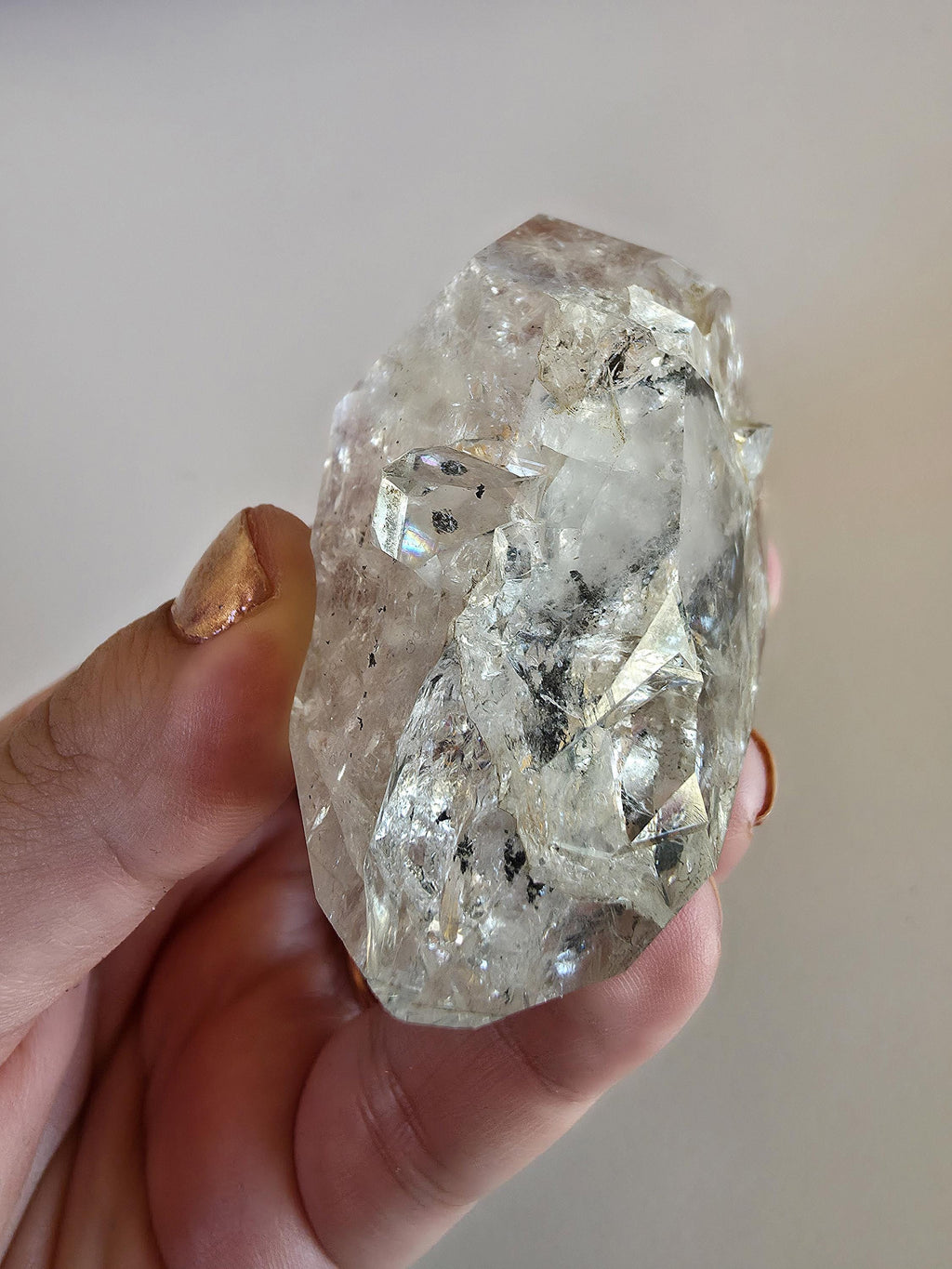 Rare Large Herkimer Diamond Quartz | High Clarity Double Terminated Crystal | Luxury Collector Piece