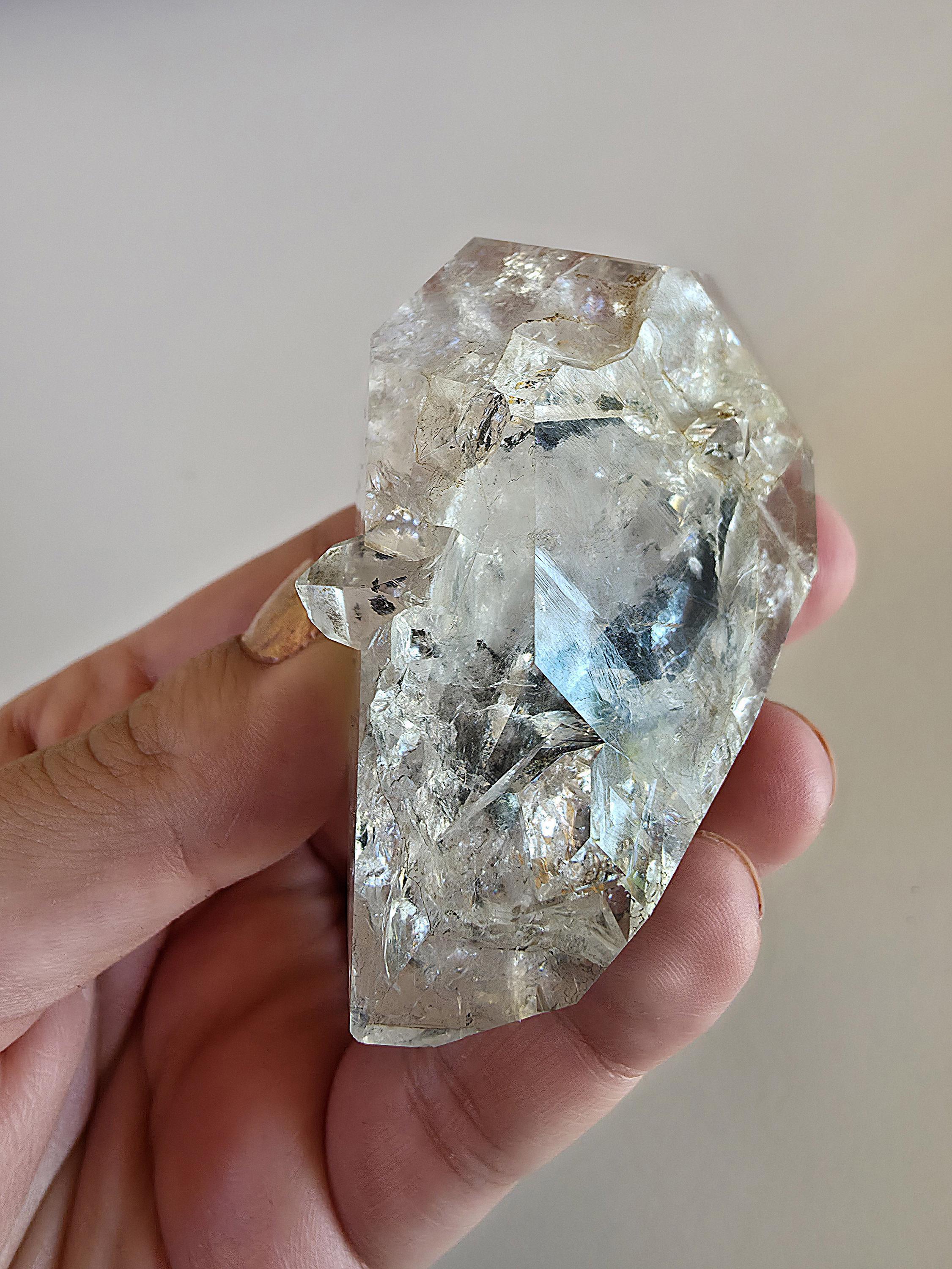 Rare Large Herkimer Diamond Quartz | High Clarity Double Terminated Crystal | Luxury Collector Piece