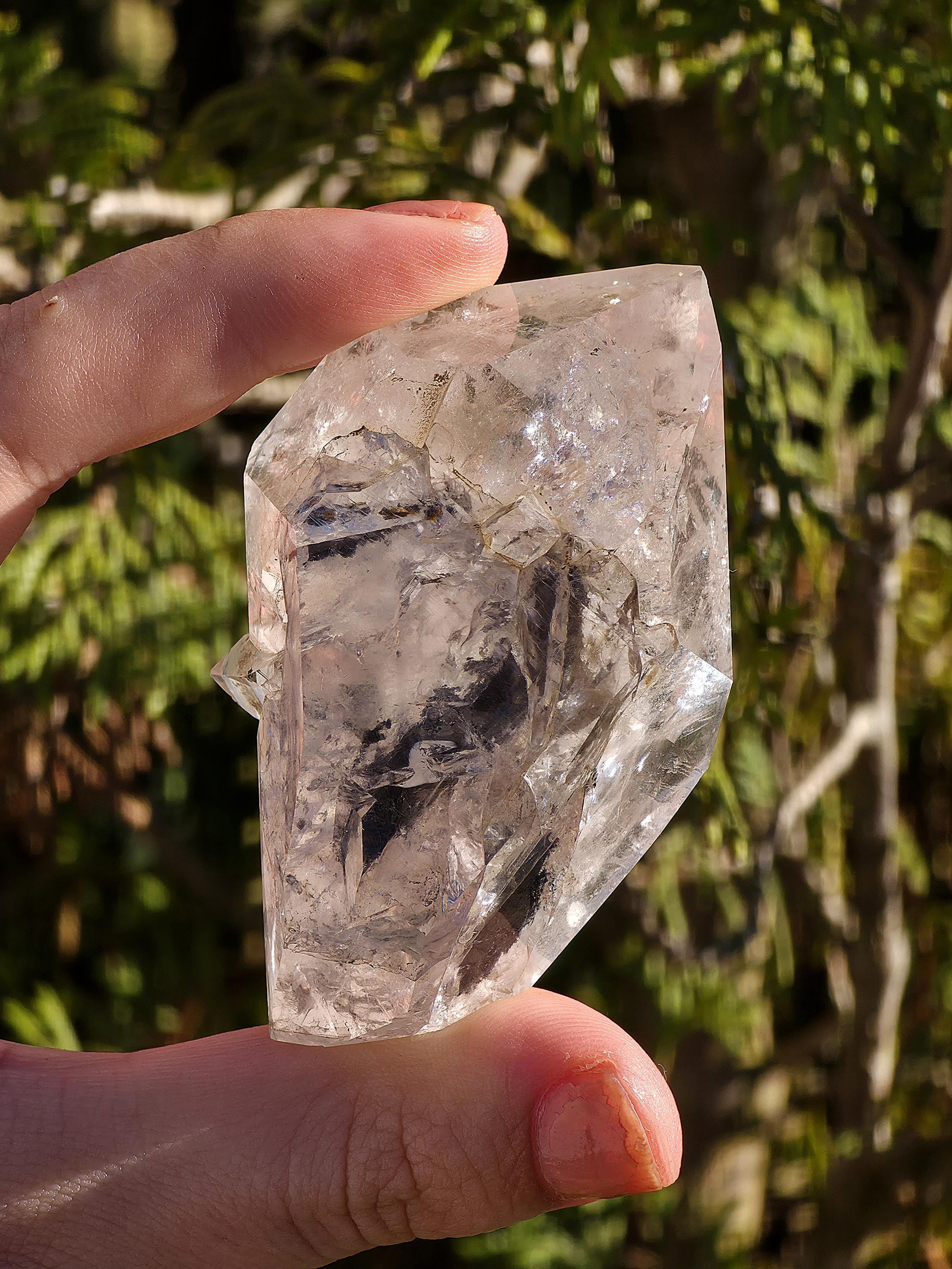 Rare Large Herkimer Diamond Quartz | High Clarity Double Terminated Crystal | Luxury Collector Piece