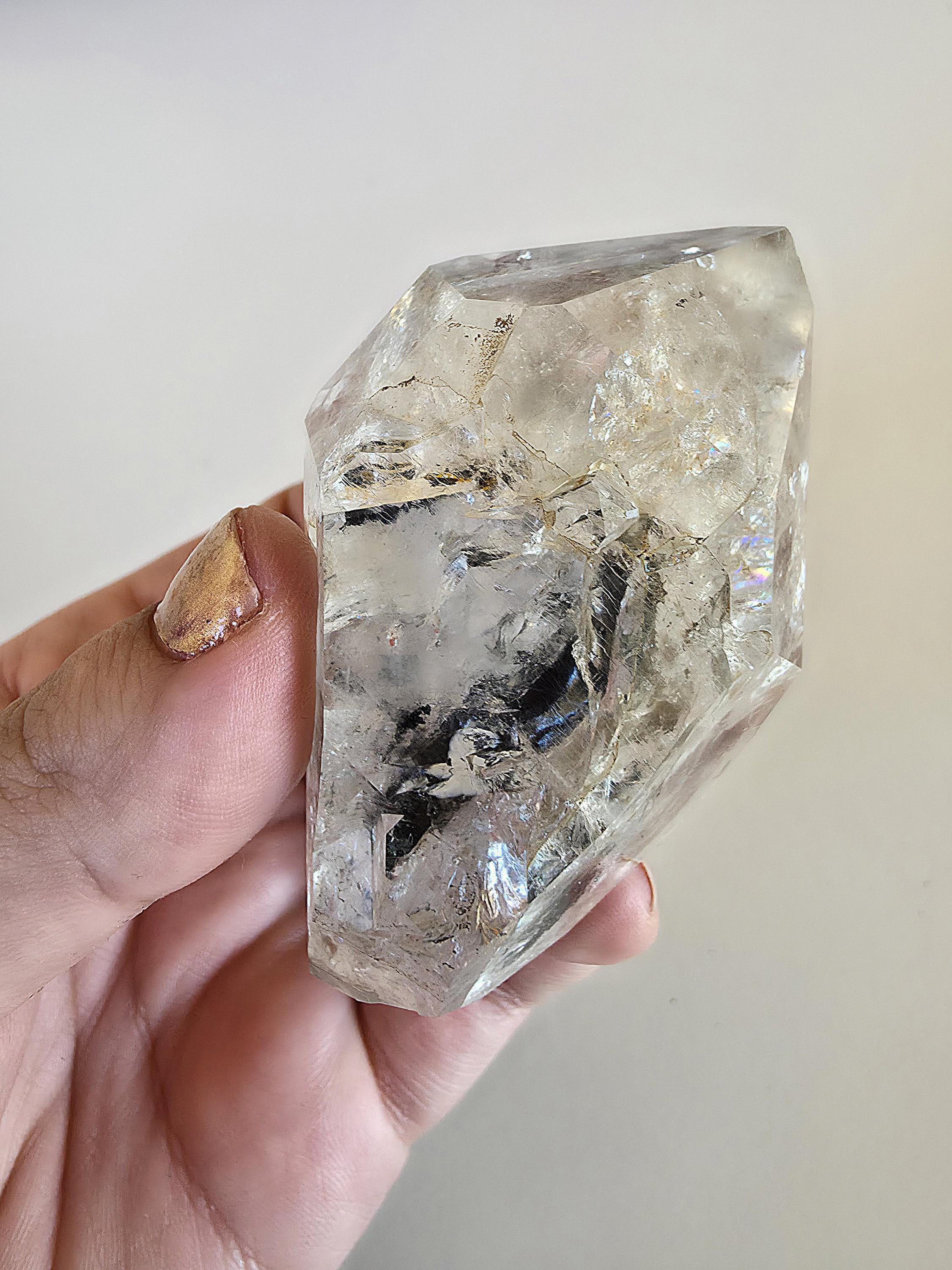 Rare Large Herkimer Diamond Quartz | High Clarity Double Terminated Crystal | Luxury Collector Piece