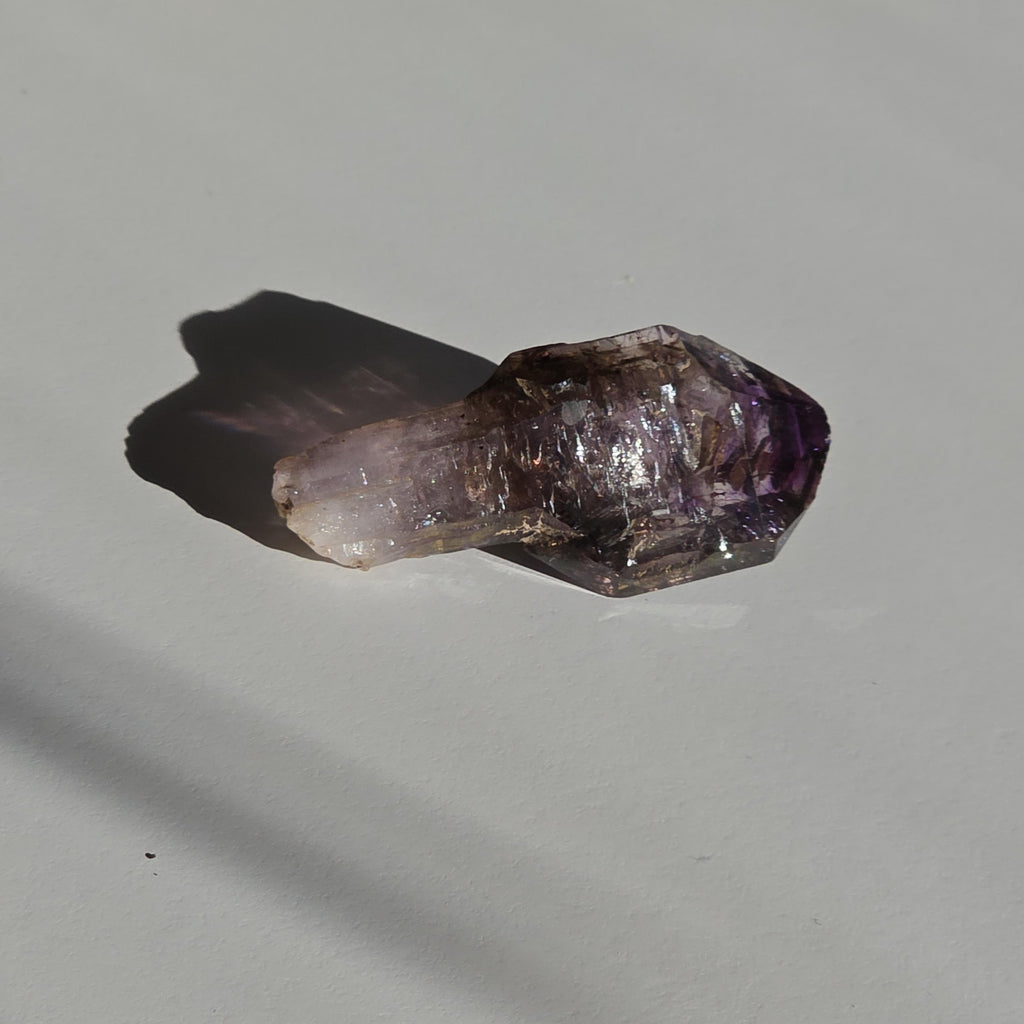 Natural Amethyst Scepter Crystal | Unique Quartz Growth Formation | Collector Mineral Specimen