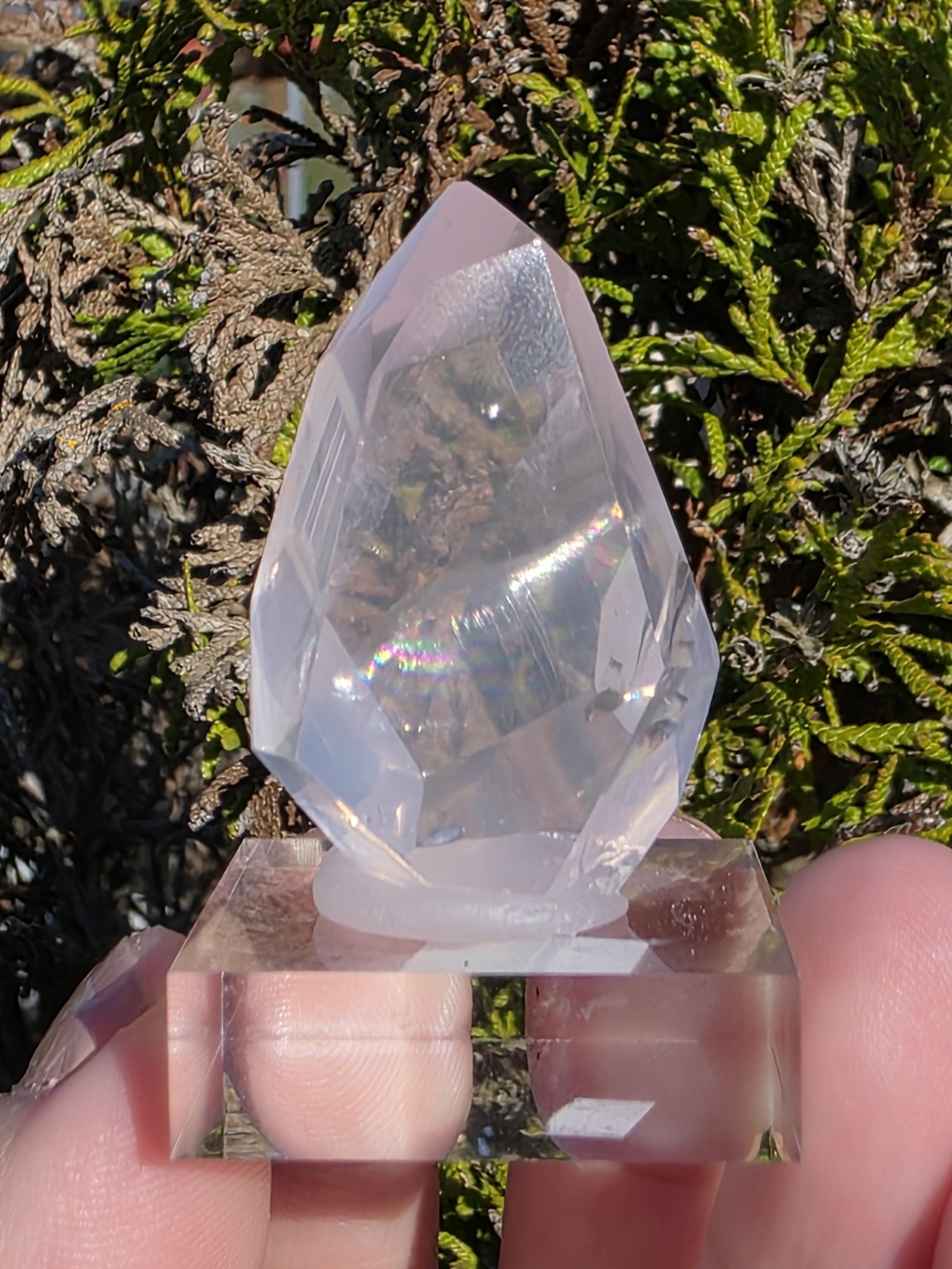 Mozambique Rose Quartz Freeform | Gem Quality Pink Quartz | Polished Crystal Decor