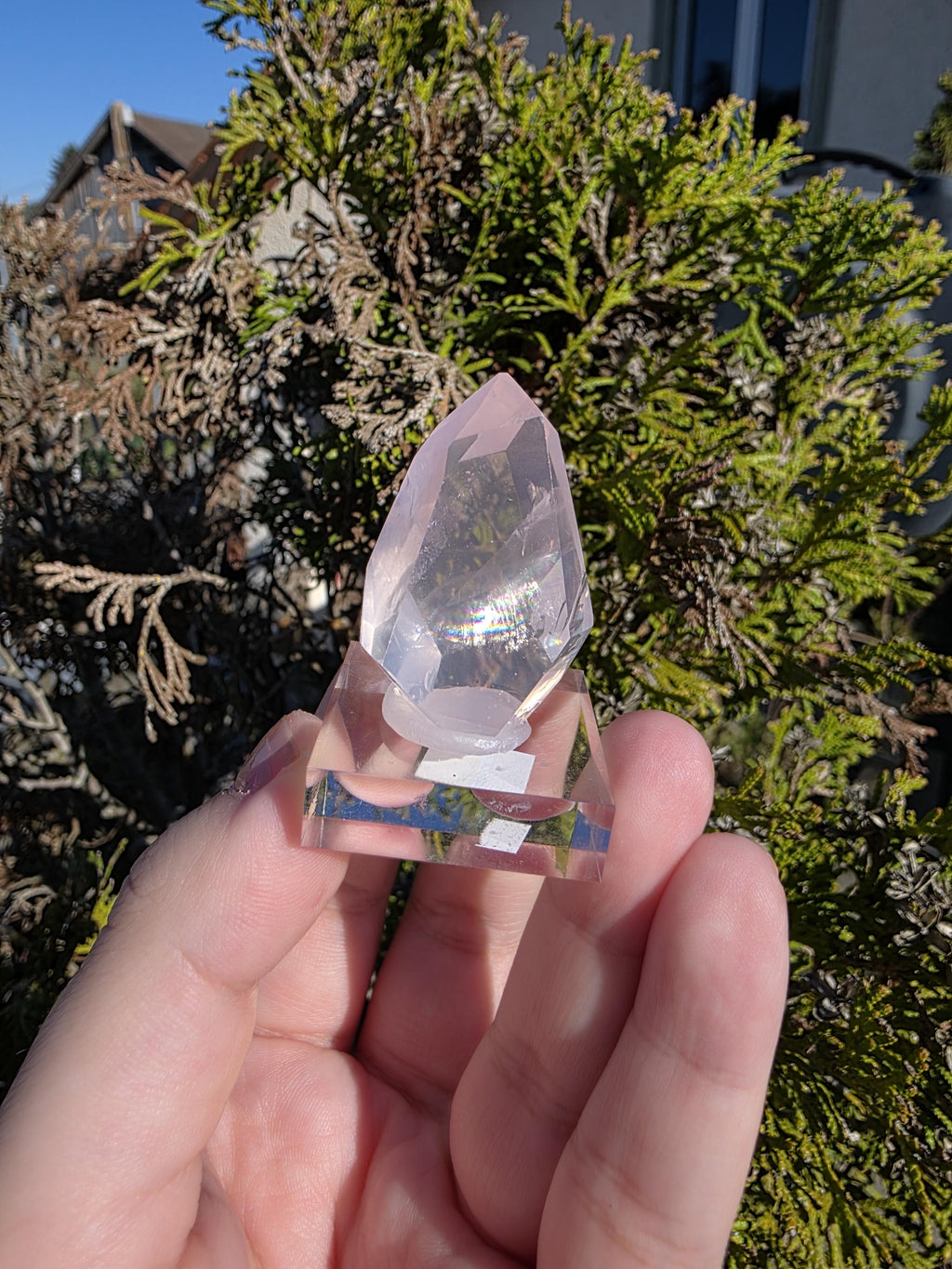 Mozambique Rose Quartz Freeform | Gem Quality Pink Quartz | Polished Crystal Decor