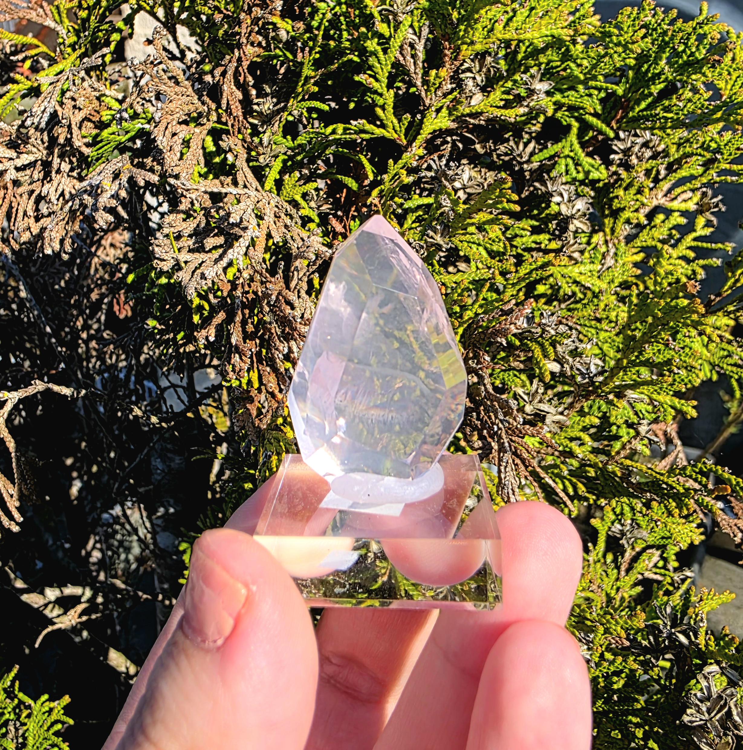 Mozambique Rose Quartz Freeform | Gem Quality Pink Quartz | Polished Crystal Decor