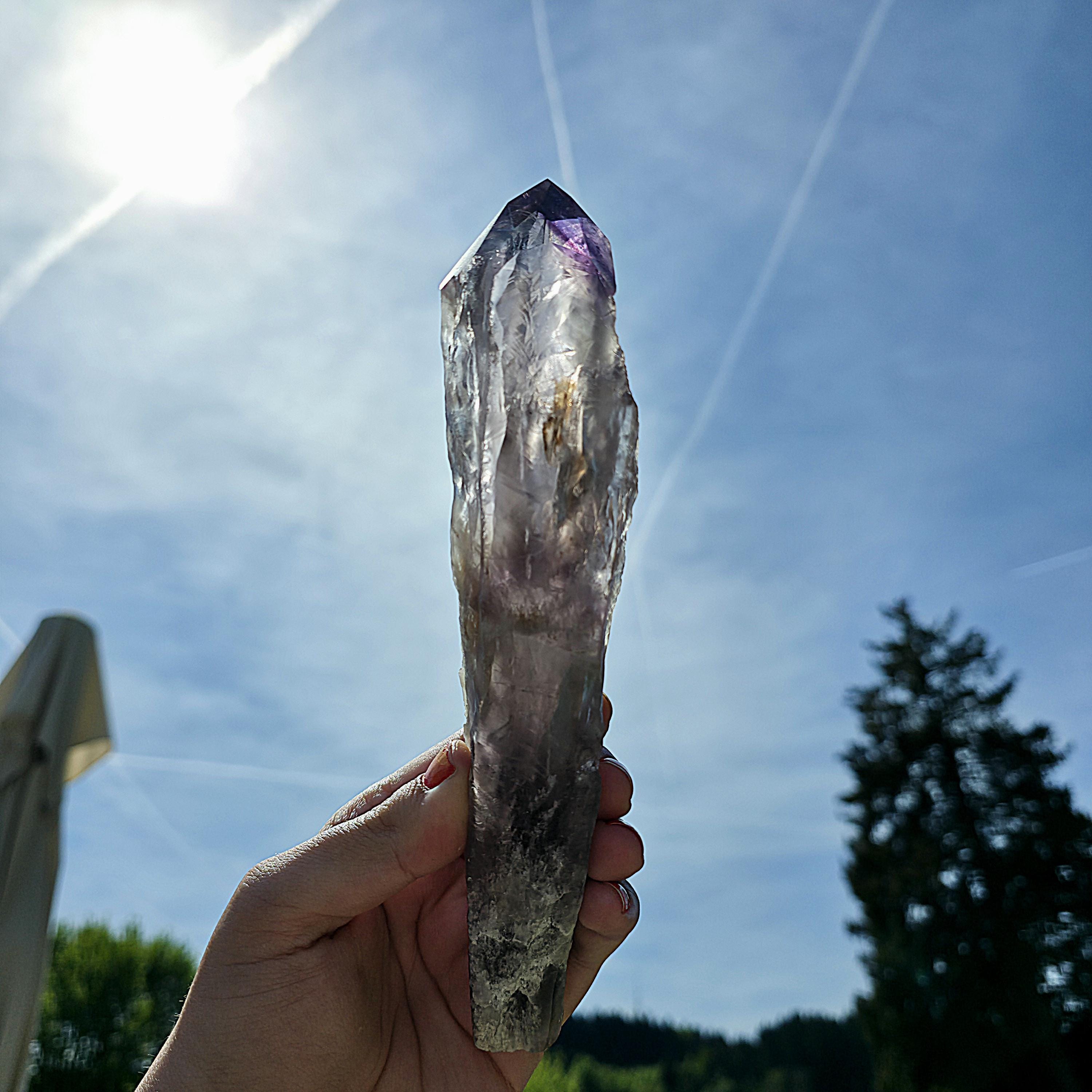 Bahia Amethyst Root Dragon Tooth | Raw Amethyst Point | Purple Quartz Crystal Specimen