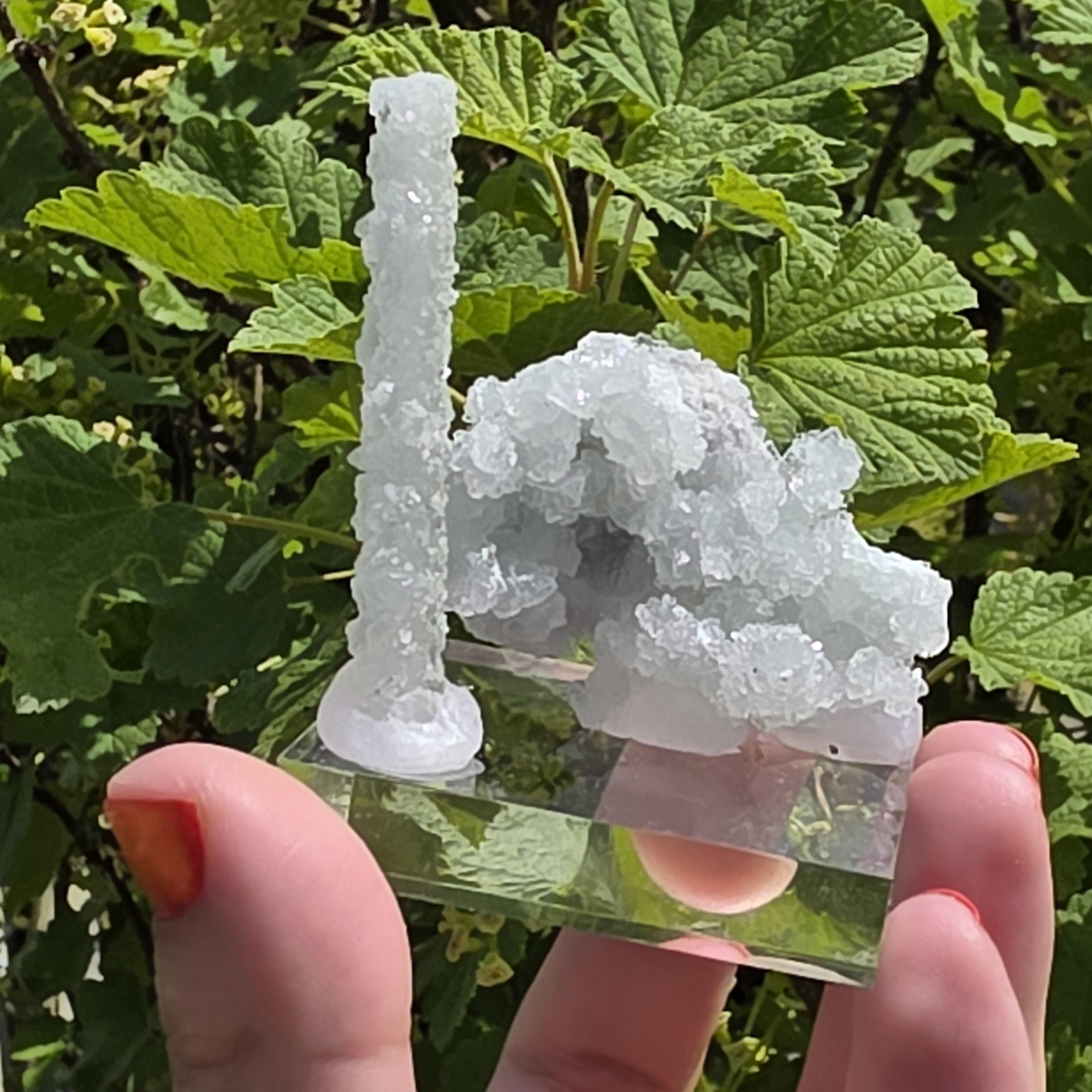 Stalactitic Apophyllite Cluster | Druzy Apophyllite Formation | Rare Columnar Apophyllite Specimen | Sparkling Mineral Decor