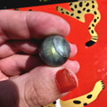 Flashy Labradorite Mini Sphere | Blue Green Gold Flash Crystal | High Quality Polished Gemstone Orb | Small Display Stone