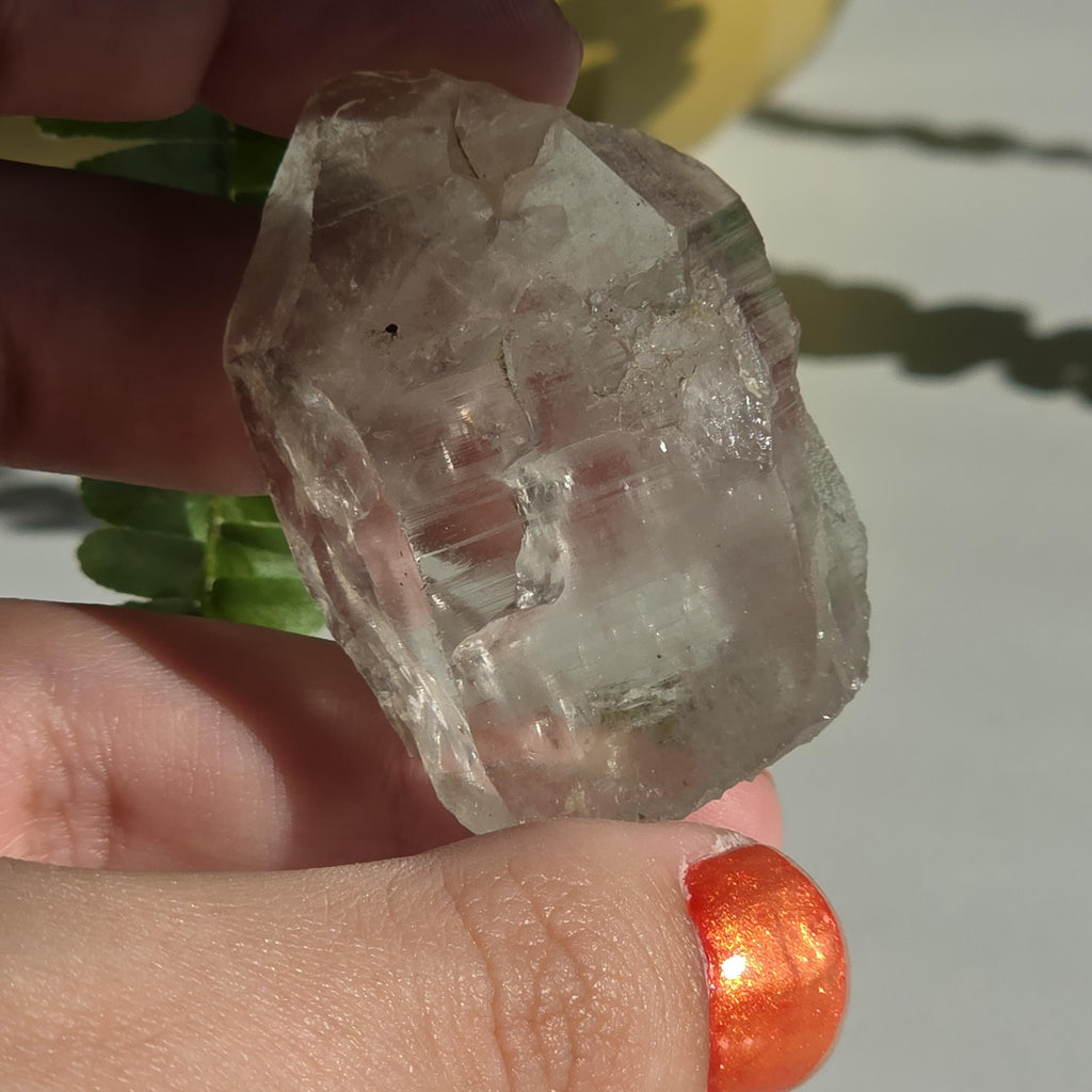 Alpine Quartz Crystal Point | Swiss Alps Clear Quartz with Matrix | Natural Collector Mineral Specimen