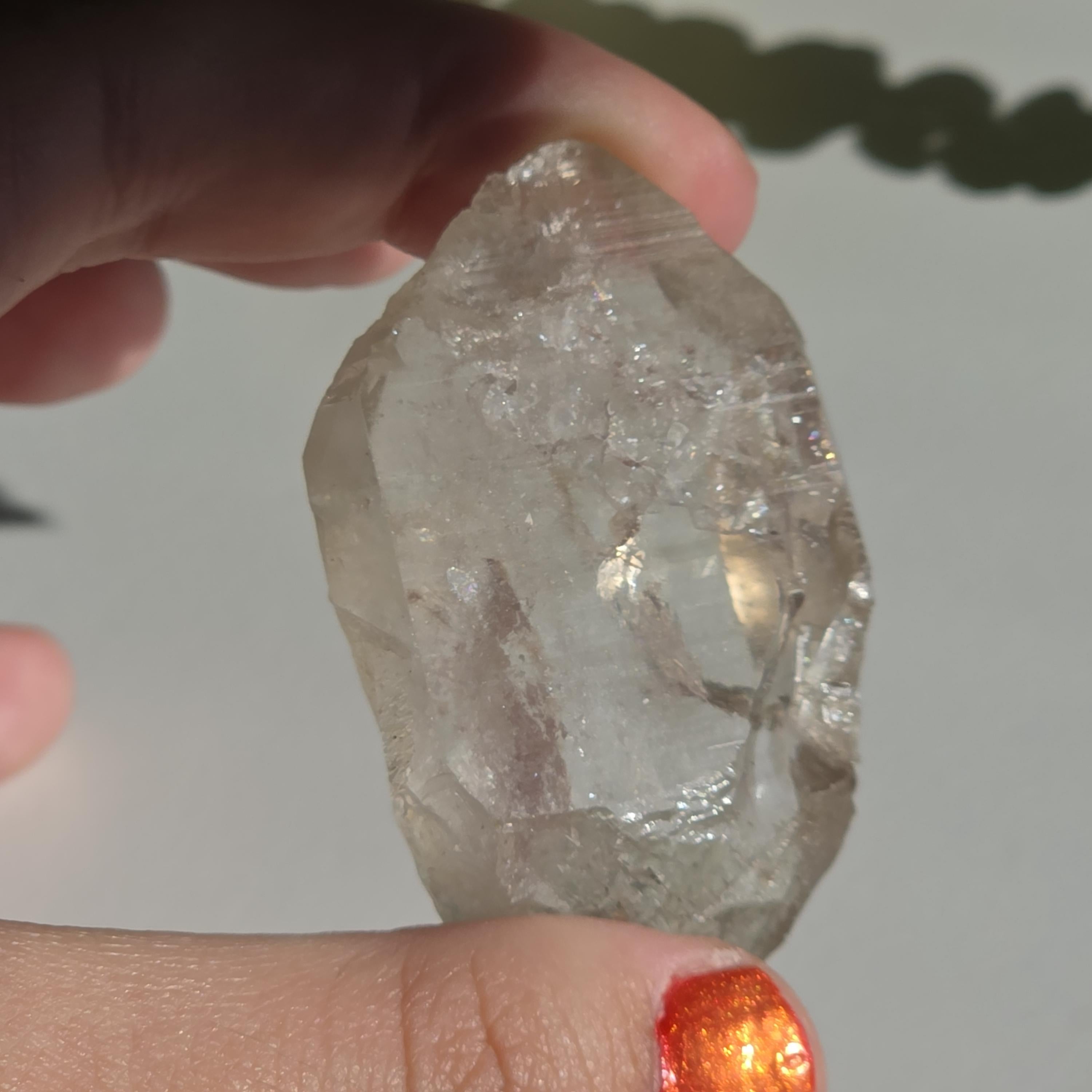 Alpine Quartz Crystal Point | Swiss Alps Clear Quartz with Matrix | Natural Collector Mineral Specimen