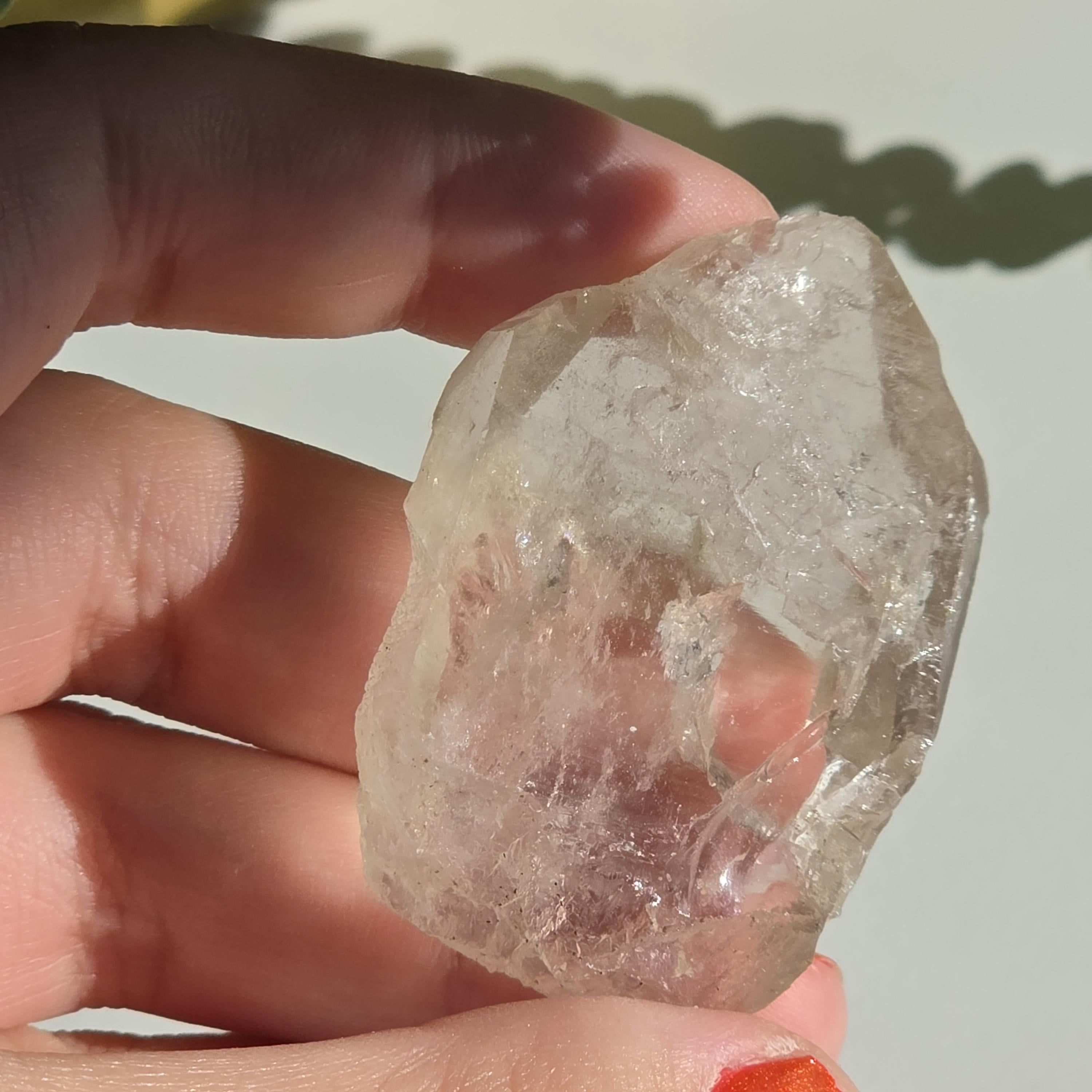 Alpine Quartz Crystal Point | Swiss Alps Clear Quartz with Matrix | Natural Collector Mineral Specimen
