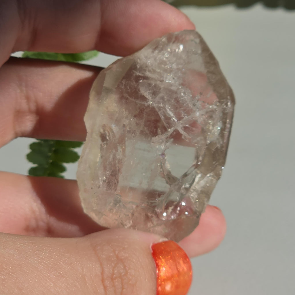 Alpine Quartz Crystal Point | Swiss Alps Clear Quartz with Matrix | Natural Collector Mineral Specimen