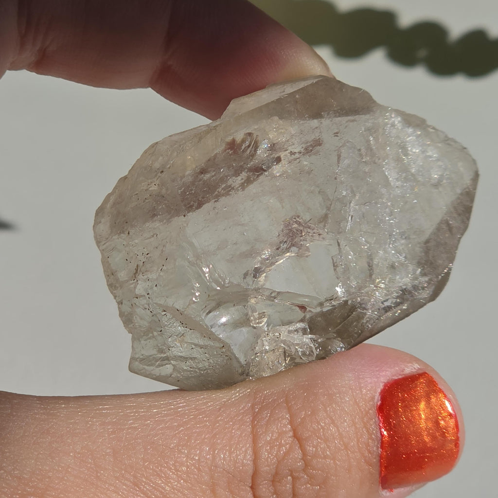 Alpine Quartz Crystal Point | Swiss Alps Clear Quartz with Matrix | Natural Collector Mineral Specimen